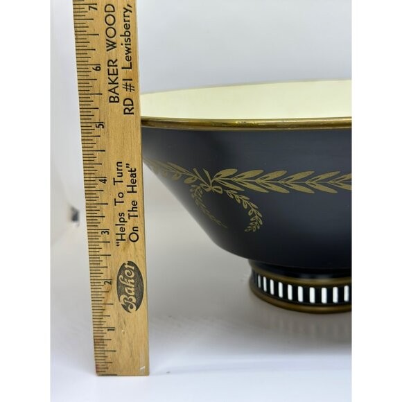 VTG Federal Tole-Painted Metal Lamp Shade 11"x5" MCM Metal Shade - Picture 9 of 10